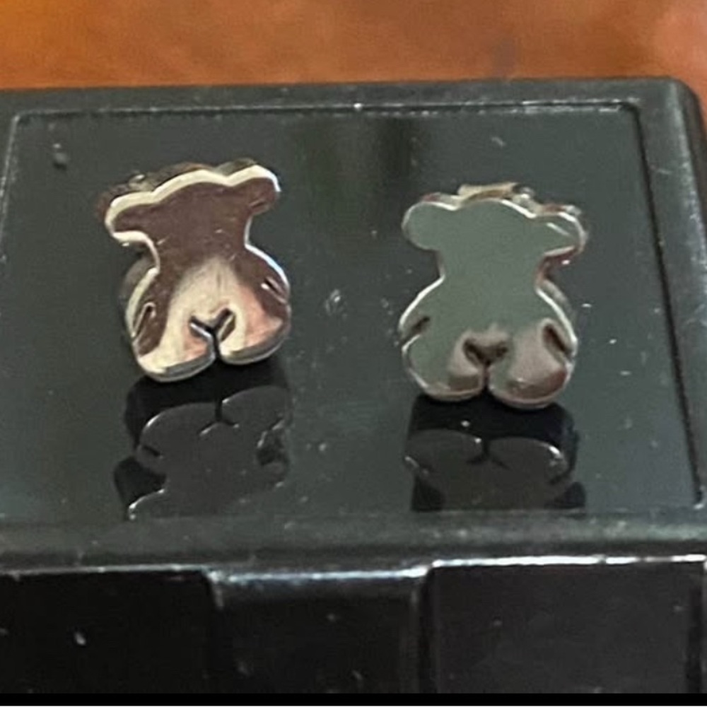 Authentic Tous Sterling Silver Little Bear Earrings – Timeless Studs